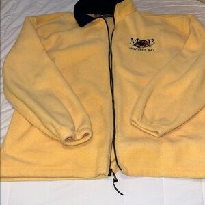 Yellow Monterey Bay Fleece Jacket Sz L